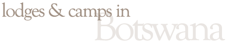 Botswana Accommodation | Lodges and Camps in Botswana