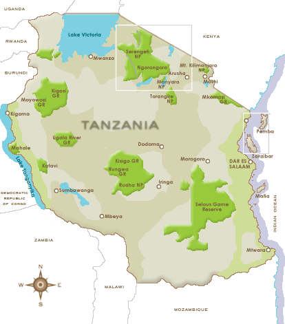Map of Tanzania | Detailed Information Tanzania
