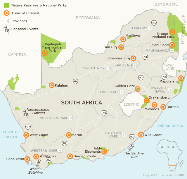 South Africa Destinations